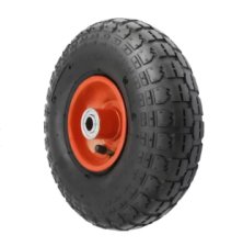 Колесо PR1804 d250 120 кг пневматическое с металлическим ободом, симметричной ступицей