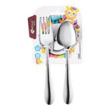 Набор десертный 2 шт вилка+ложка нерж  Genio DINO DIN-02 APOLLO