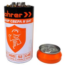 Набор инструмента 22пр "Пивная банка" Bohrer 31564522