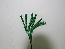 Ветки декор  Кудряшка 50-60см 8шт зеленые S542D