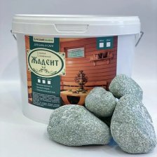 Камни для бани Жадеит шлифованный средняя фракция (20кг) МК
