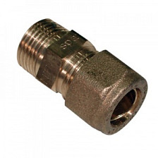 Патрубок 22х1/2" ц/ш медная труба 