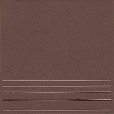 Ступень клинкерная (29,8х29,8) Амстердам 4 коричневый (Керамин, Беларусь)