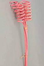 Ветки декор Curly Rattan 6шт 70 см красные