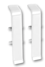 Соединитель Идеал Деконика белый глянцевый 70 мм