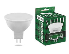 Лампа светодиодная GU5.3 230V 7W/2700 MR-16 Saffit