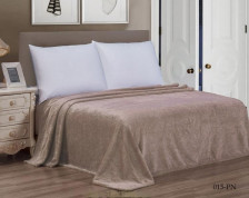 Плед велсофт в чемодане Pinoli бежевый 015-PN Cleo 150х200