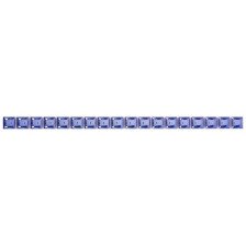 Бордюр (250х6х11) "Бусинки" фиолетовый (Орнамент)