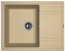 Мойка 650х510 искусственный камень Липси 650-FSm капучино