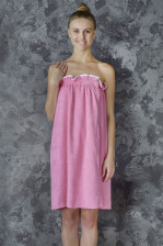 Парео женское махровое 76х142 ДМ розовое