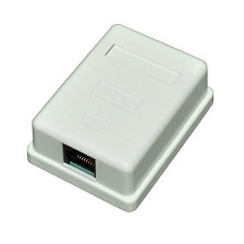 Розетка открытой установки 1-м компьютерная RJ-45 CAT 5e REXANT 03-0121