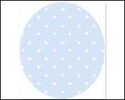 Ковер Color дизайн L166A 0,8х0,8м blue-white