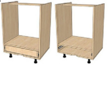 Стол кухонный под духовку 600х510х820 мм без столешницы Дуб сонома светлый