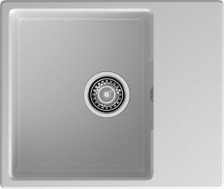 Мойка 580х490 искусственный камень серый GF-UR-658L
