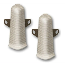 Угол наружный Идеал Деконика дуб жемчужный с кронш 