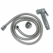 Набор для биде GFmark с гигиенической лейкой, шлангом, кронштейном, металл/хром 00007