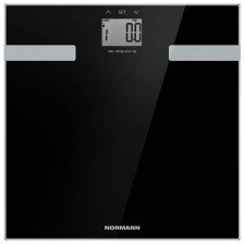 Весы напольные электронные 180кг NORMANN ASB-473 Черные изм-ние уровня воды жира мышечной массы