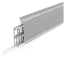 Плинтус Идеал Деконика с к/к алюминий 2,2 м 70 мм