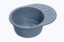 Мойка 580х450 искусственный камень графит GF-R580L(GF-58)