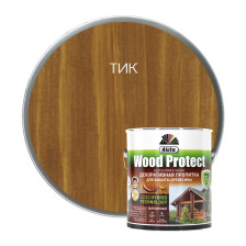 Пропитка Wood Protect для защиты древесины (2,5л) тик Dufa