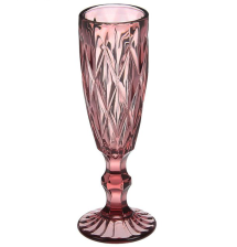 Бокал 160 мл для шампанского Круиз 7х20 см розовый 1916893