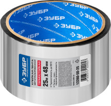 Лента 50ммx25м клеящая металлизированная ЗУБР 12260-50-25