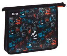 Папка для тетрадей А5 1 отд Flawless Victory пластик, на молнии