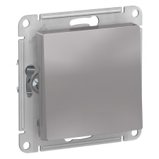Выключатель 1-м скрытой установки Atlas Design ATN000311 алюминий