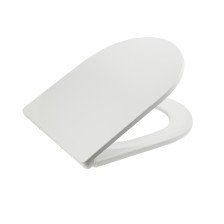 Сиденье для унитаза Articplast микролифт, U-образное, дюропласт, белое 7007