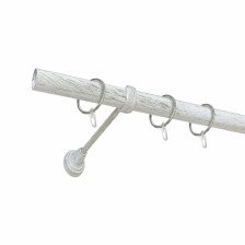 Карниз металлический гладкий 19 мм СМ-3393-1Р белый золото 2,0м