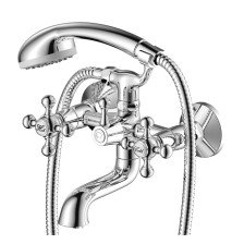 Смеситель для ванны OLIVES Girona 01201GR короткий излив