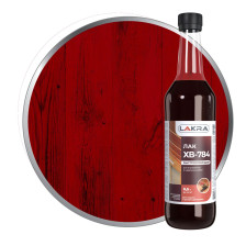 Лак ХВ-784 красное дерево (0,5л) Лакра