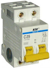Выключатель автоматический IEK  2р 25А