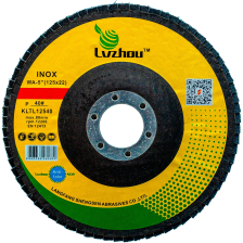 Круг лепестковый торцевой 125х22мм Р40 Lvzhou
