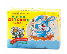 Мыло ДЕТСКОЕ 4х100гр Ромашка