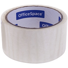 Скотч упаковочный 48 мм х 40 м OfficeSpace прозрачный 38 мкм
