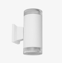 Светильник садово-парковый 2xGX53 LITE WH IP54 алюм/белый 1833