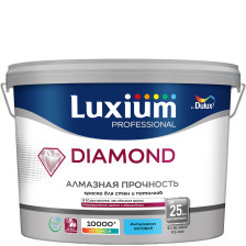 Краска интерьерная Diamond Matt матовая BW (9л) Dulux / Luxium