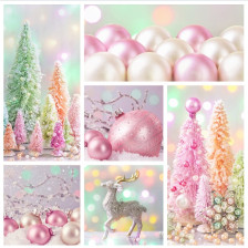 Клеенка GRACE ткань с пвх покрытием 1,37м STS2026-6 Новый год