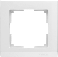Рамка 1-м WL04-Frame-01-white Stark белая