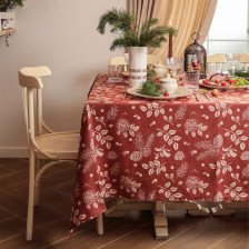 Скатерть хлопок 149х220 см New Years plants 10658889