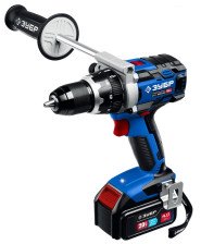 Шуруповерт ЗУБР DB-211-42 20В 2х4Ач бесщеточный Профессионал, кейс