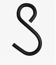 Крючок к рейлингу малый черный матовый LE 311C BL