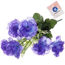 Букет Гвоздика 30см (синий) 993-0519