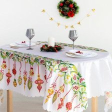 Скатерть Доляна Новогоднее украшение Размер: 145х180