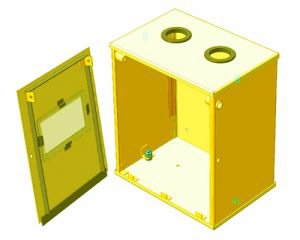 Шкаф для счетчика ШС-1.2 (110) G4 пластик