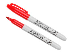 Маркер промыш перм фетровый красный STARTUL PROFI (ST4350-03)