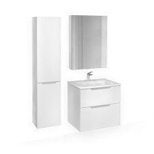 Зеркало со шкафчиком Statik -60 белая