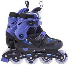 Коньки роликовые раздвижные Ridex Hop Purple, пластиковая рама  р-р S/31-34 СП