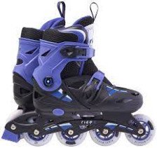 Коньки роликовые раздвижные Ridex Hop Purple, пластиковая рама  р-р S/31-34 СП